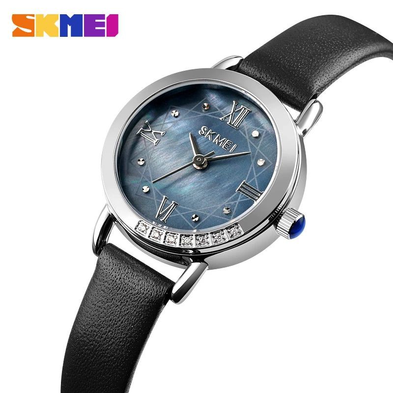 SKMEI 1769 Jam Tangan Wanita Analog Casual Quartz Tali Kulit WATCHKITE WKOS