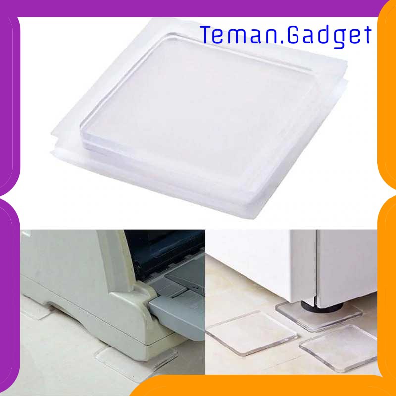 TG-DE439 HOUSEEN ALAS SILICONE SHOCK PADS ANTI-VIBRATION MATS 4 PCS - QW-20