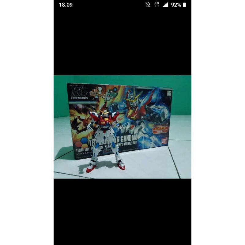 hg try burning gundam