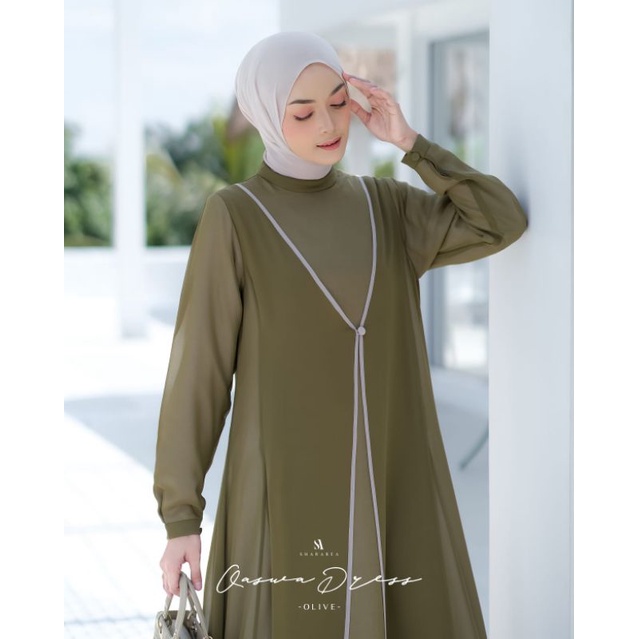 Qaswa Dress ( Long Dress Saja) original by shArarea