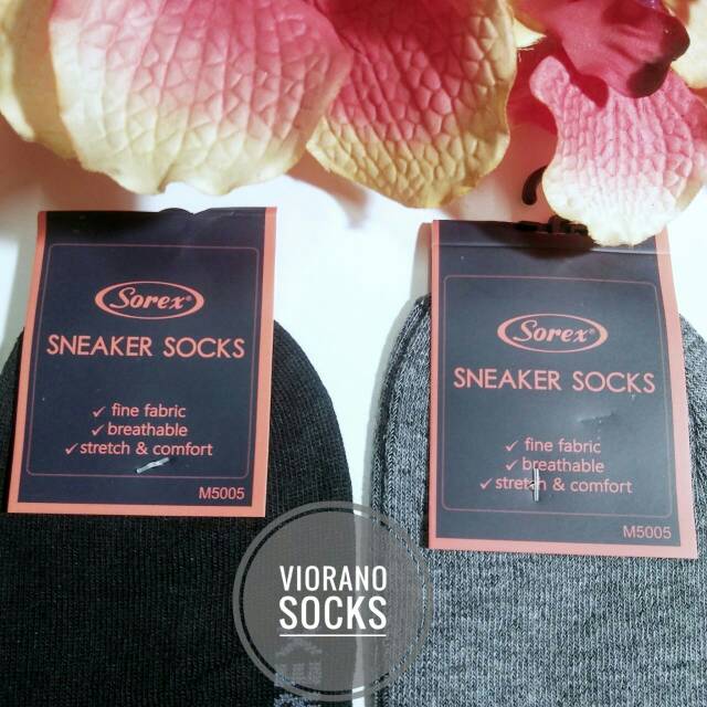 Kaos Kaki Cowok Semata Kaki Sneaker Socks Kaos Kaki Pria Polos Stretch Comfort