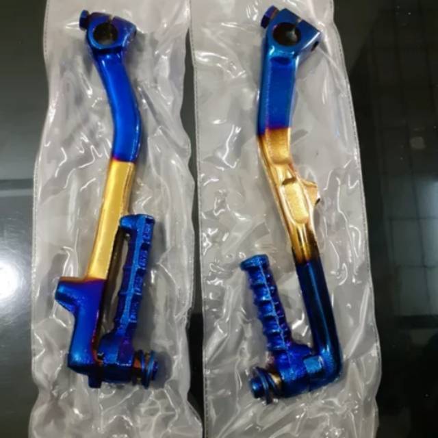 tutup knalpot beat scoopy kick starter beat scoopy handle beat scoopy / paket two tone 3 item beat