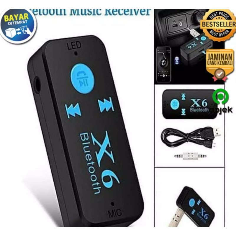 Aux jack Bluetooth receiver