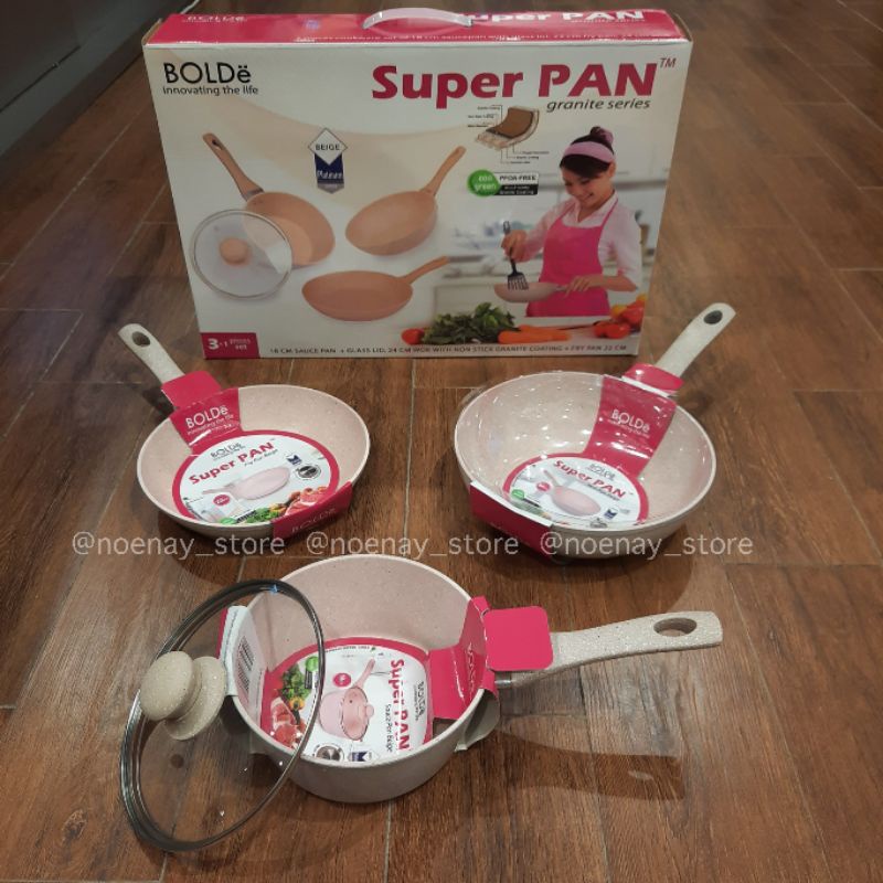 BOLDE WAJAN SUPER PAN GRANITE SERIES Set Isi 3