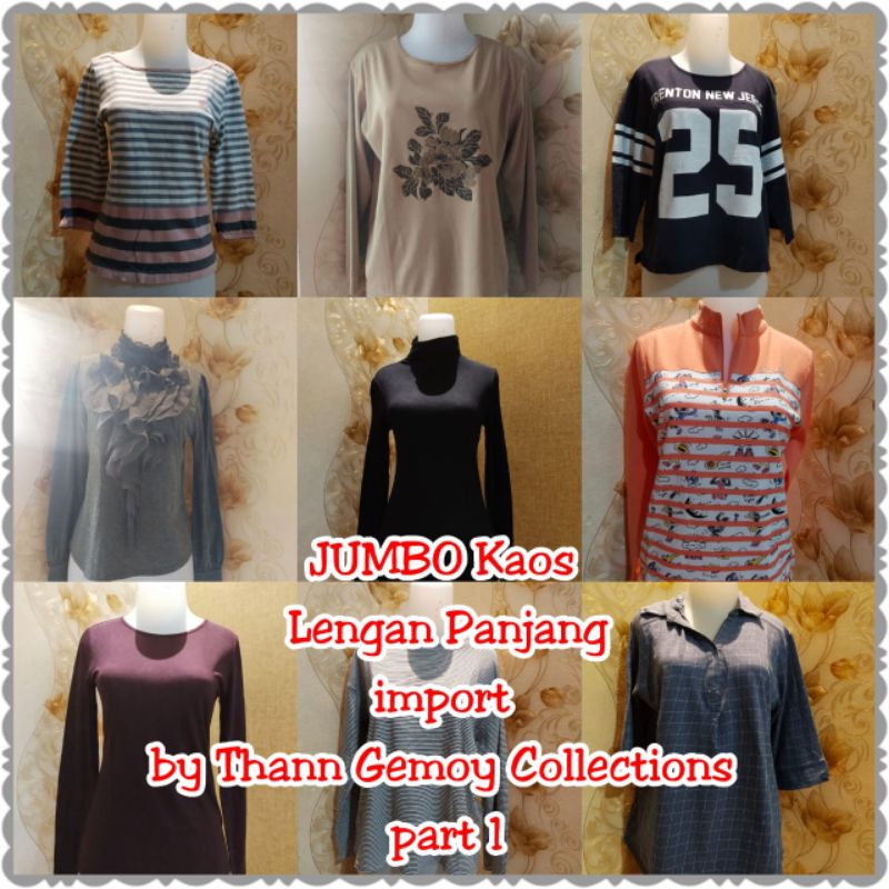 Kaos JUMBO Import sisa Butik part 1