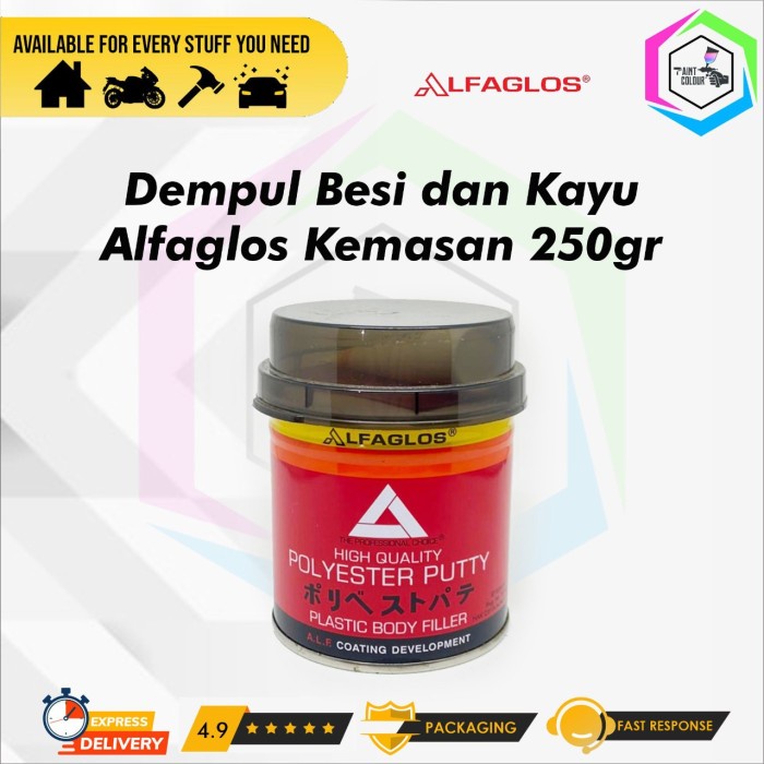 DEMPUL BESI DAN KAYU ALFAGLOS KEMASAN 250gr