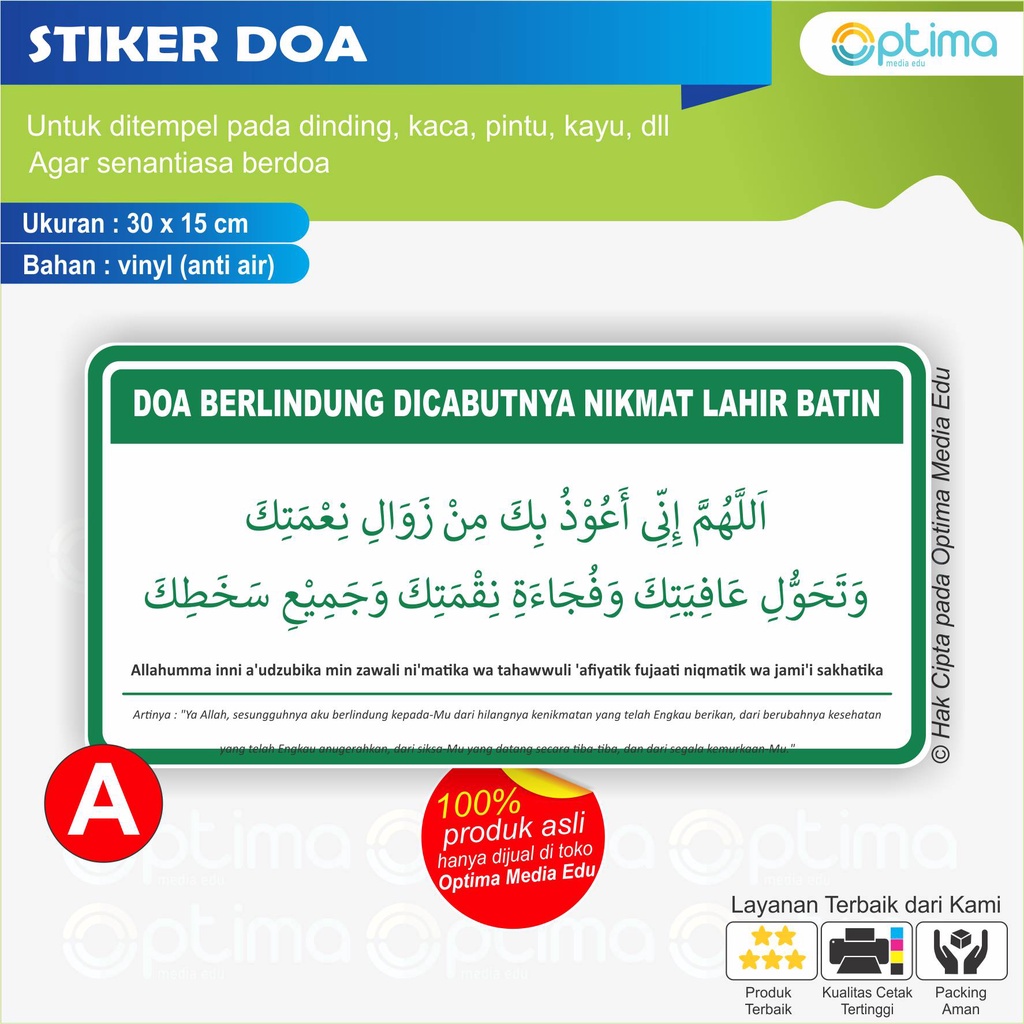 

STIKER MACAM MACAM hafalan DOA