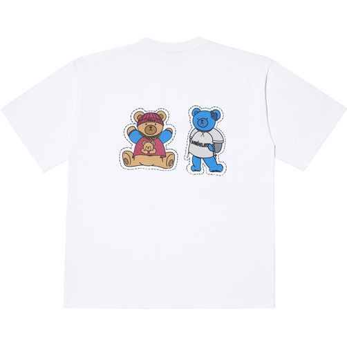 ADLV Teddy Bear Sticker Tee White 100% Authentic