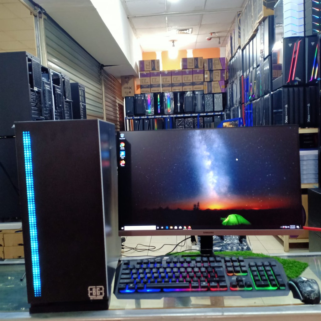 PC GAMING EDITING CORE I5 / VGA 4 GB / RAM 8 GB / HDD 500 GB / MONITOR 24 INCH