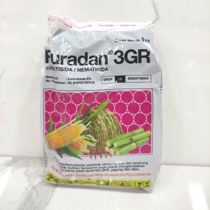 Furadan 3GR 2kg - Insektisida Nematisida Pengendali Hama Tanaman (Obat Pertanian - Herbisida Fungisi