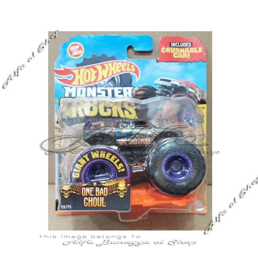 Hot Wheels Monster Trucks - One Bad Ghoul Hotwheels Truck Original