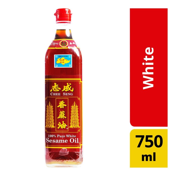 

Sesame Oil Chee Seng PAGODA 750 ml 12 x1