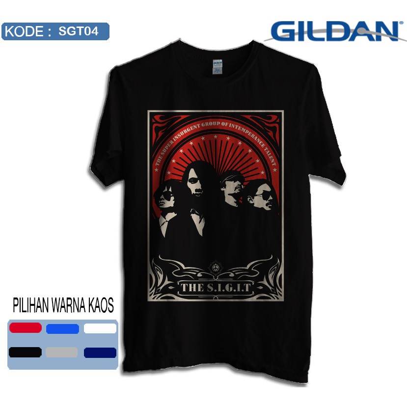 Kaos the sigit band original gildan softstyle sgt04
