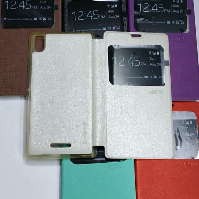 SONY XPERIA T3 / D5103 sarung flip cover ume/ sarung model buku