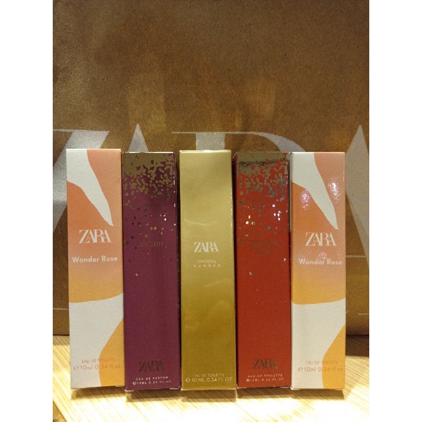 Parfum Zara Original 10 ml Wonder Rose/Orchid/Oriental Summer
