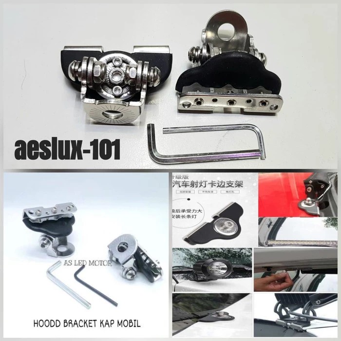 Bracket lampu sorot kap mesin