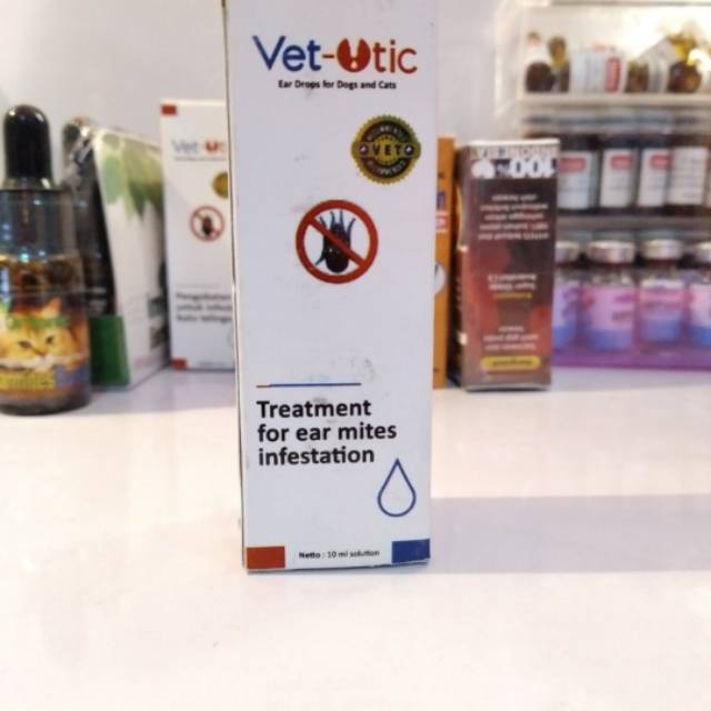 Obat Anti Kutu Telinga / Ear Mites Kucing Anjing VET OTIC 10 ML