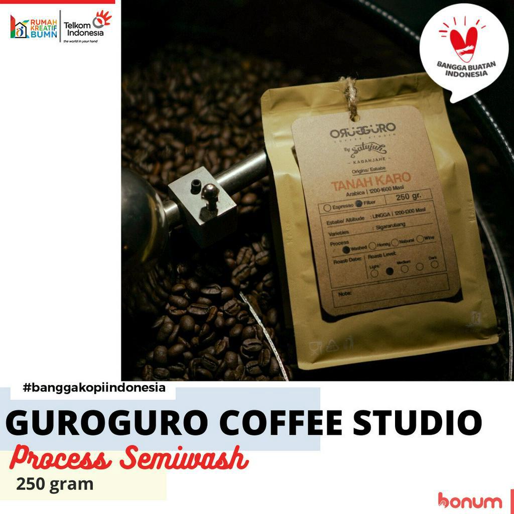 

Guro Guro Kopi - Bubuk Kopi Arabica Process Semiwash 250 gram