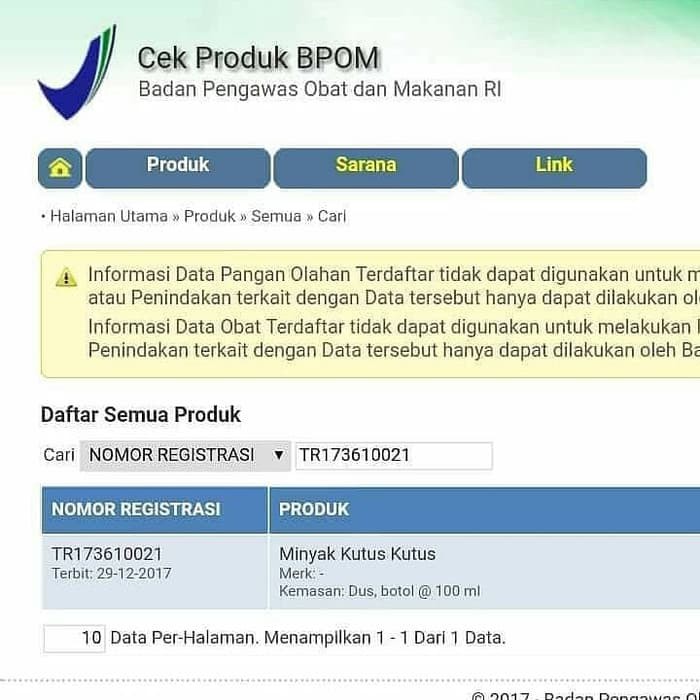 Minyak Kutus Kutus 100% ORI Garansi