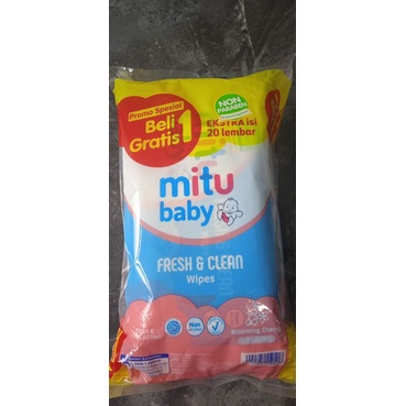 MITU Baby Tisu Basah 50s Buy 1 get 1