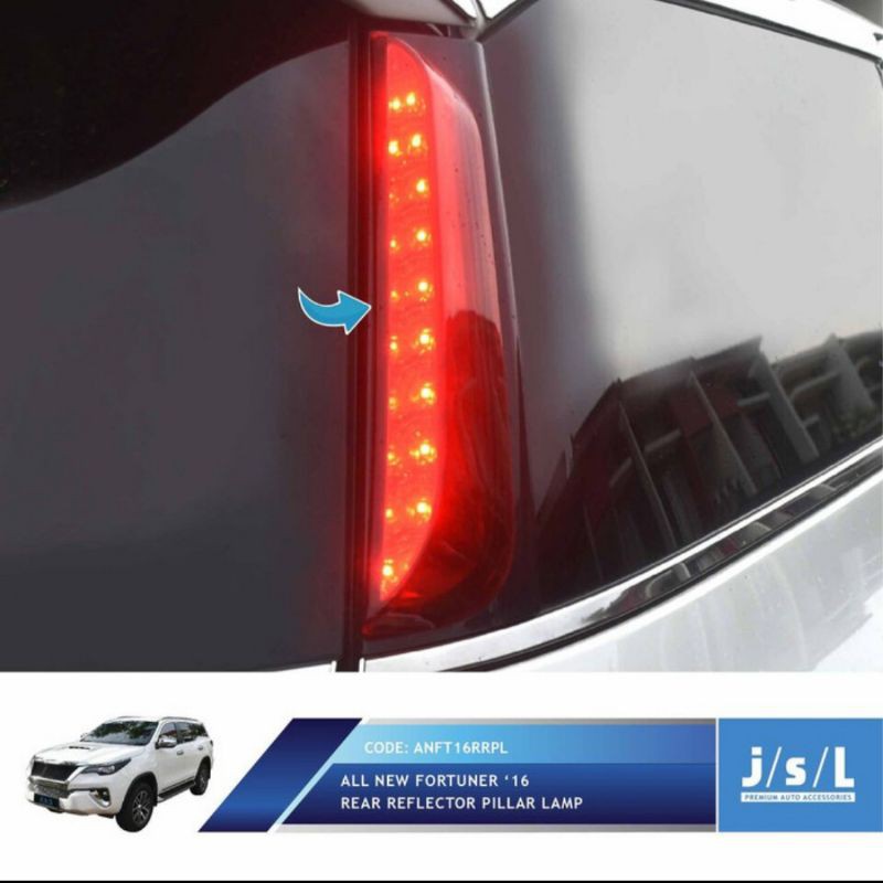 LED light bar reflektor pilar all new Fortuner reflektor pilar jsl