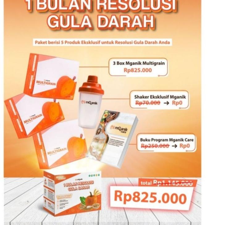 

id 3z3Yn-- COD & MURNI Paket 1 Bulan Resolusi Gula Darah Mganik Multigrain terpercaya