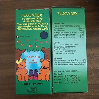 Jual FLUCADEX SIRUP 60 ML OBAT FLU& BATUK ANAK | Shopee Indonesia