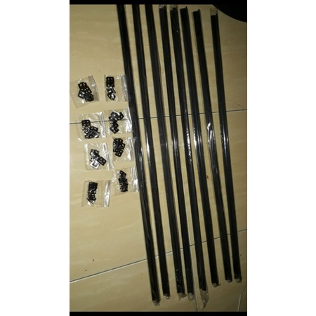 Jual Karet Lis Kaca Pintu Karet Pelipit An Kancing Shopee Indonesia