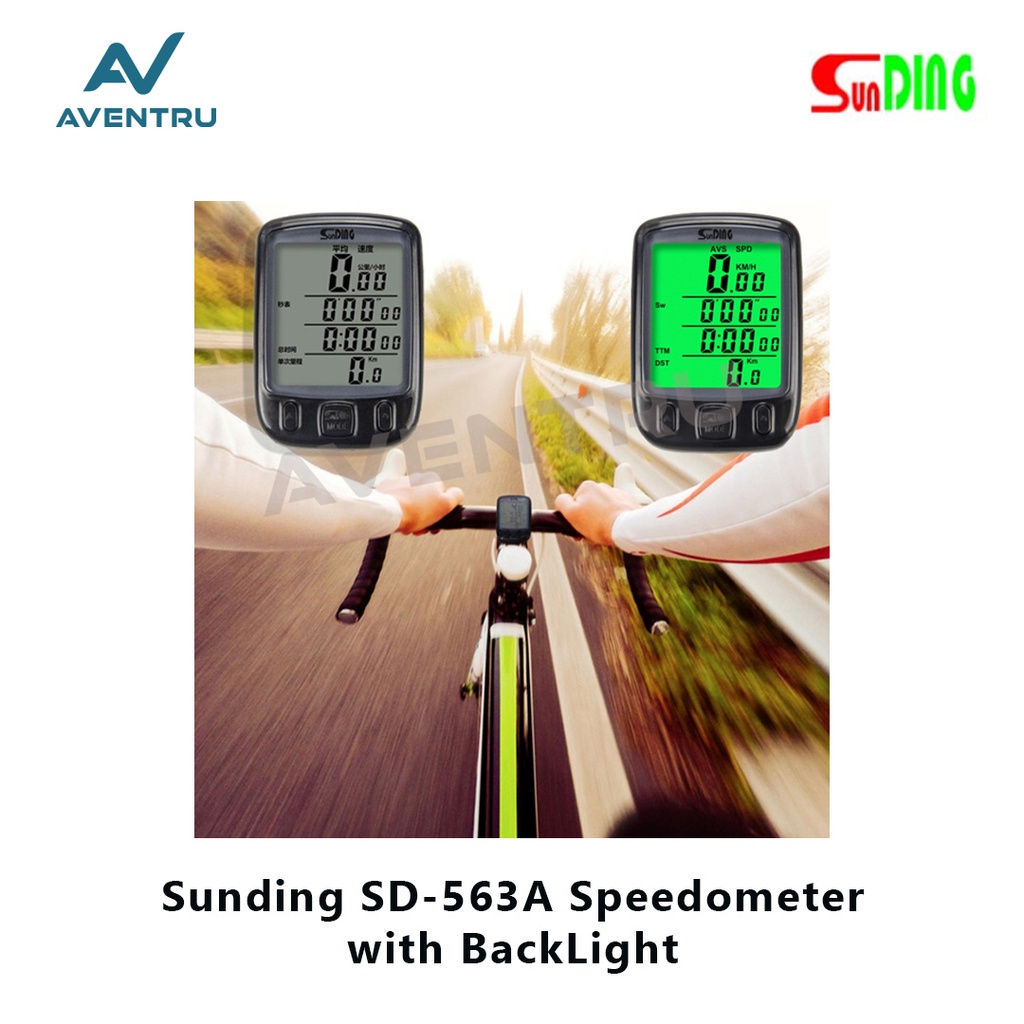 Speedometer Odometer Sepeda Sunding Bike SD563A SD576A SD 563A 576A