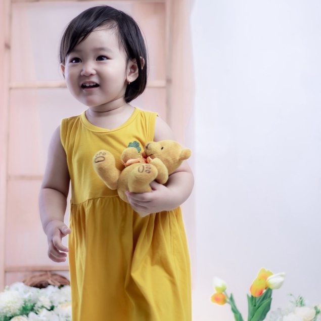 NAMEERA DRESS  ANAK PEREMPUAN BAJU ANAK PEREMPUAN FASHION ANAK PEREMPUAN 1-5 TAHUN