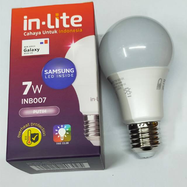 Inlite led bulb 7watt