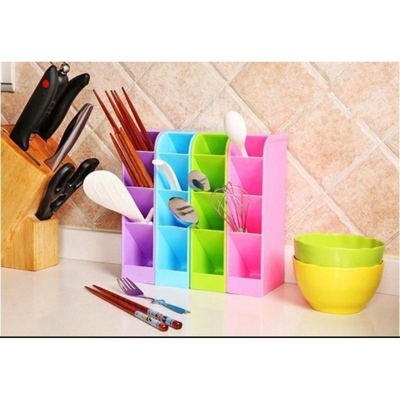 MH80RAK MINI ORGANIZER 4SEKAT STROAGE DESKTOP/RAK MINI 4SEKAT/TEMPAT ALAT TULIS ATK/TEMPAT SENDOK GUNTING/MINI RACK/RAK SERBAMURAH