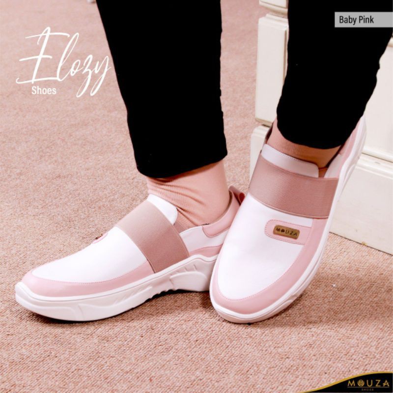 [Puby] SEPATU ELOZY by MOUZA SHOES INDONESIA-Baby Pink