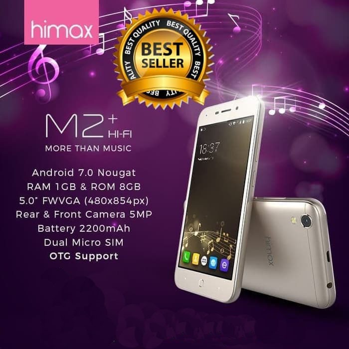 Himax M2 M2 Plus H50 Android 5 Ram 1gb Rom 8gb Grey Shopee Indonesia