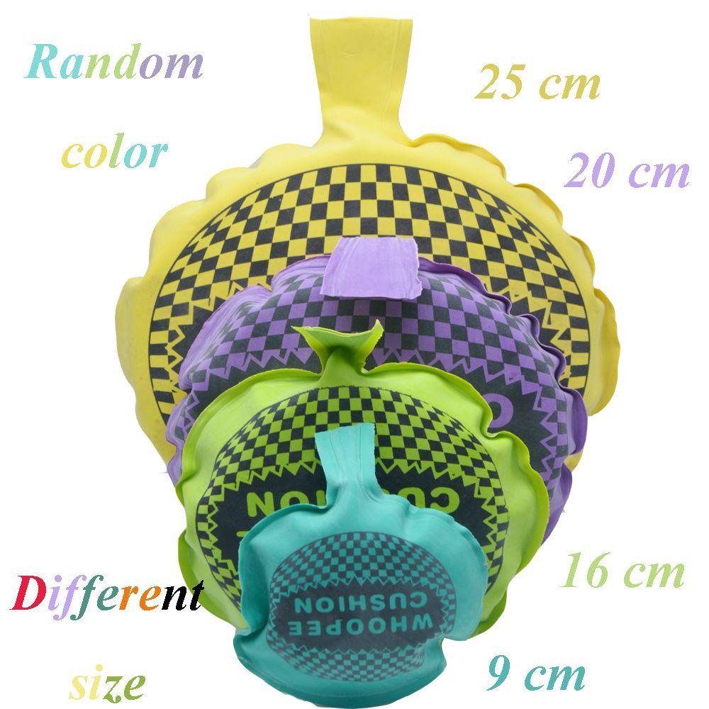 Wonder Random Color Whoopee Cushion New Party Mainan Balon Gag Self Inflating Fart