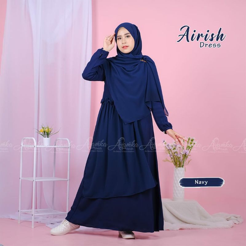 AIRISH DRESS AZAMKA/DRESS MODEL BARU 2021
