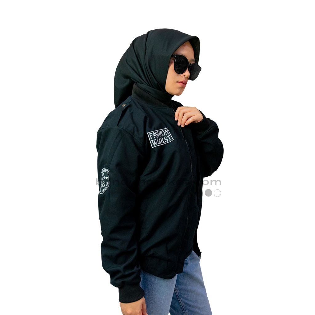 ARAGON BOMBER HITAM || Jacket Bomber Pilot || Jaket Pria Masakini