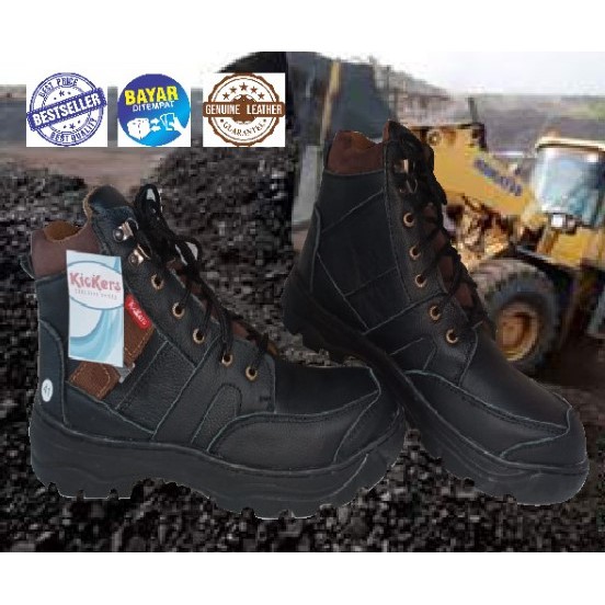 DBEZ Sepatu Safety Kulit | Sepatu Safety Pria | Sepatu Safety Kulit Pria | Sepatu Safety Boots Pria 