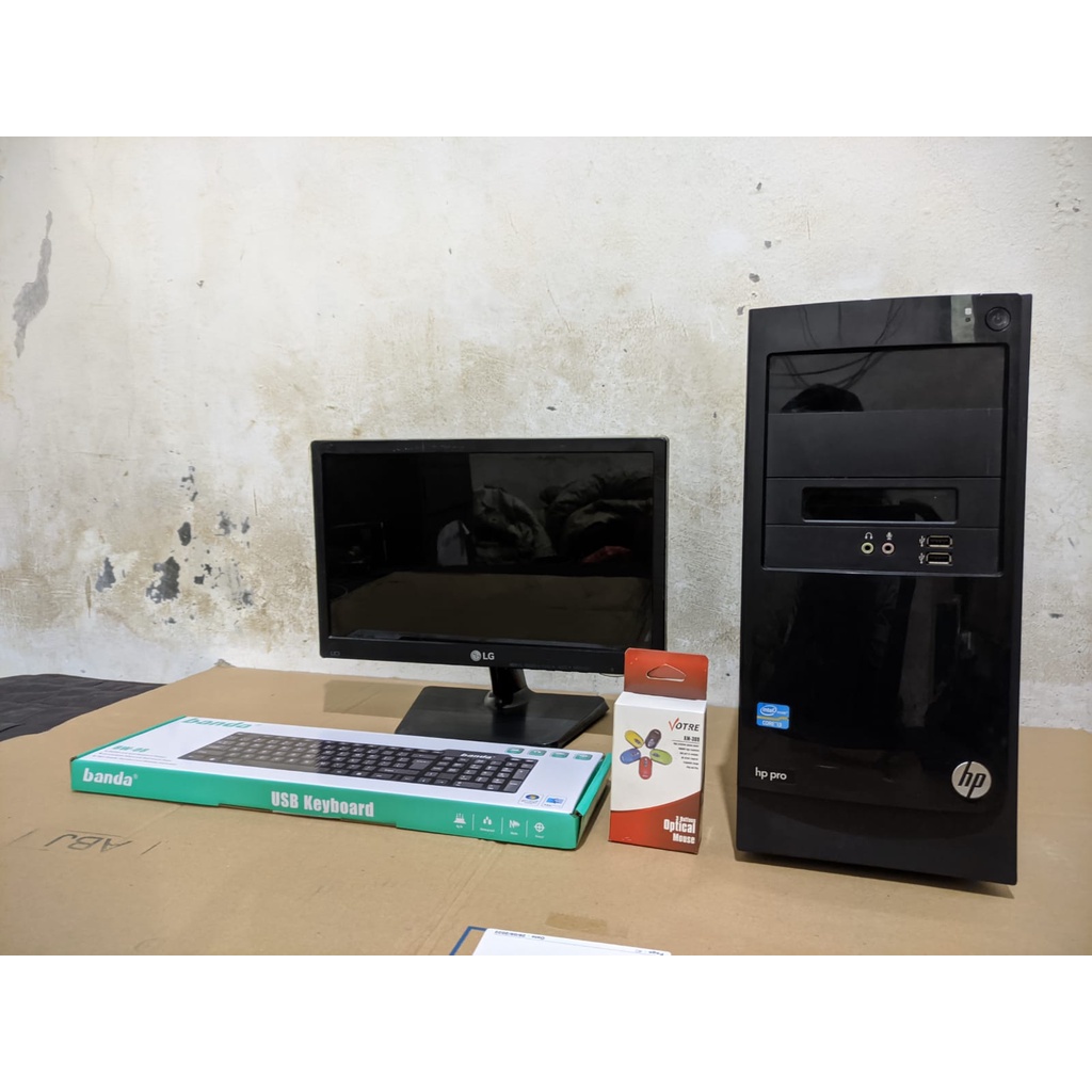 KOMPUTER BUILTUP FULLSET PC+LCD+KEYBOARD+MOUSE CORE i3/i5/i7 RAM 4GB HDD &amp; SSD