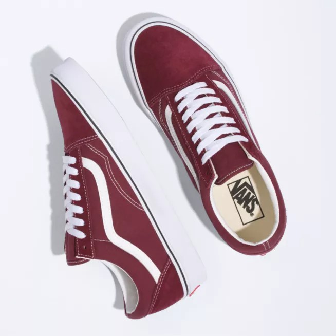 Sepatu Vans Sneakers Oldskool Maroon