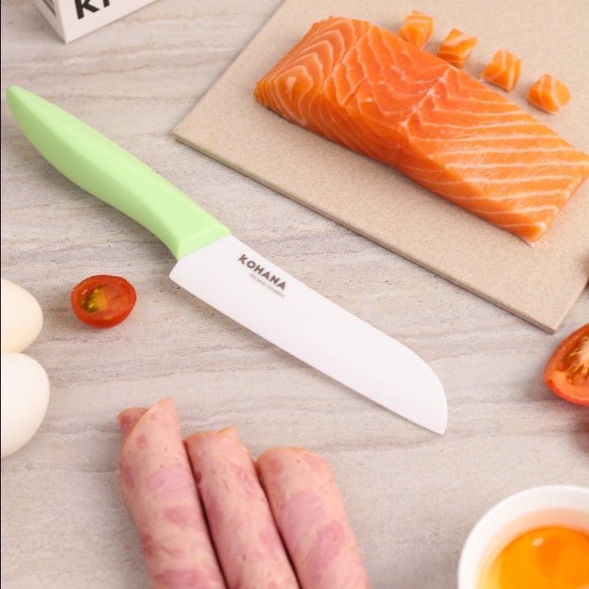 Kohana Ceramic Cook's Knife Pastel Green