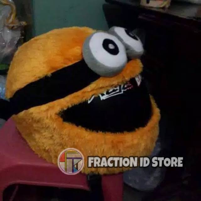 PROMO! Cover Helm MINIONS Full Face UNIK! Cover Helm Stitch / Cover Helm Elmo