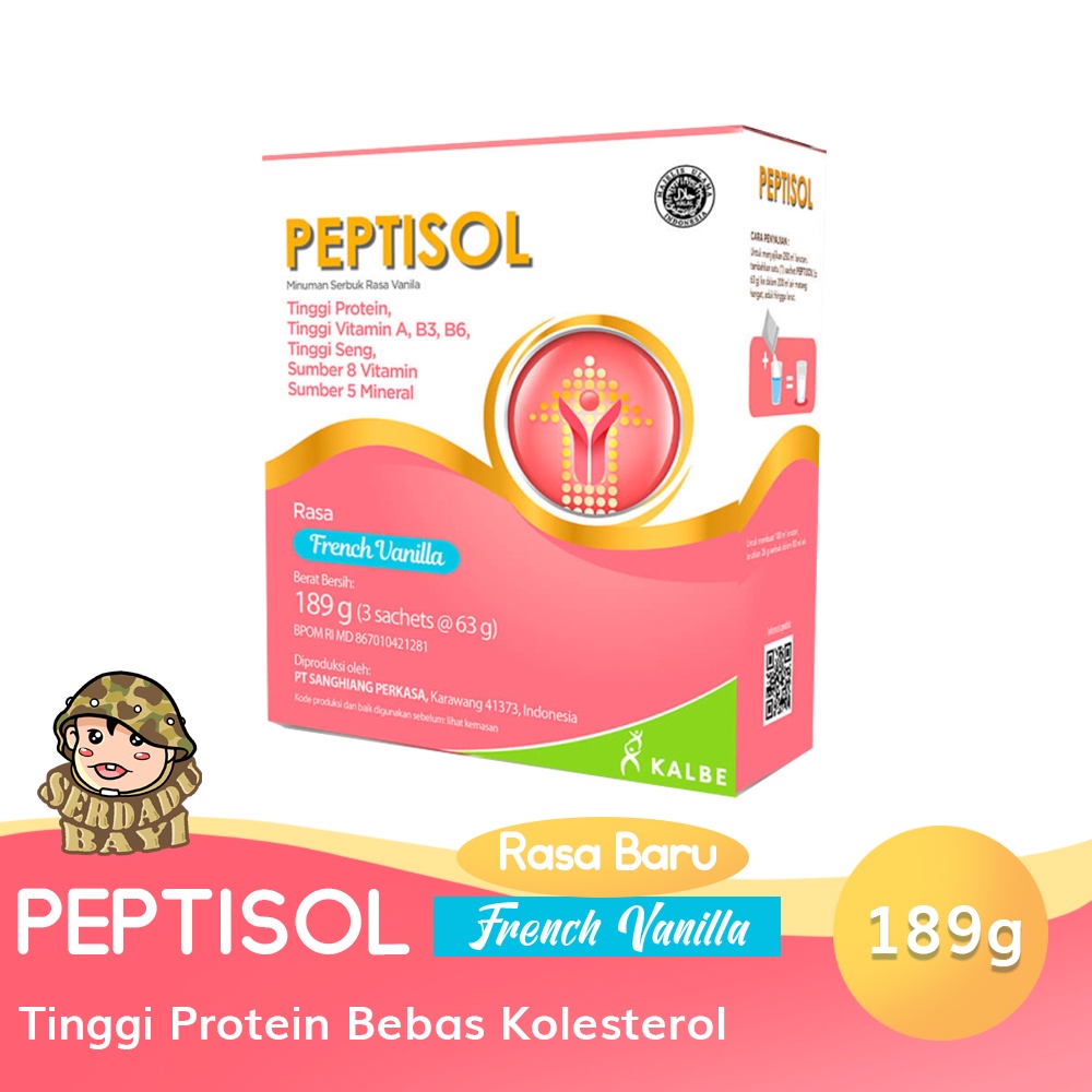 

Peptisol Vanila189 gram