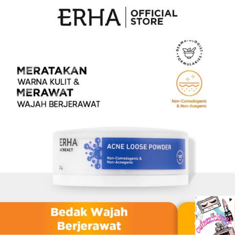 ☃️Cutezz_Ching1☃️Erha Acneact Acne Loose Powder 21g