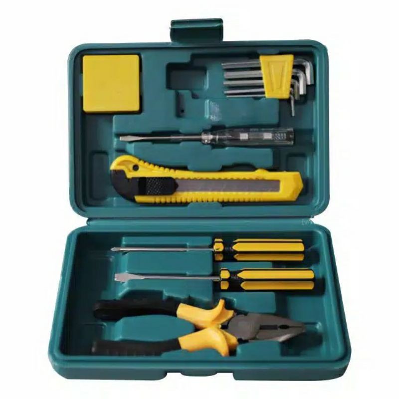 ALAT PERKAKAS RUMAHAN TOOLS SET 8 IN 1/ALAT TUKANG ISI 8 / ALAT PERKAKAS ISI 8/ TOOLS SET 8 IN 1