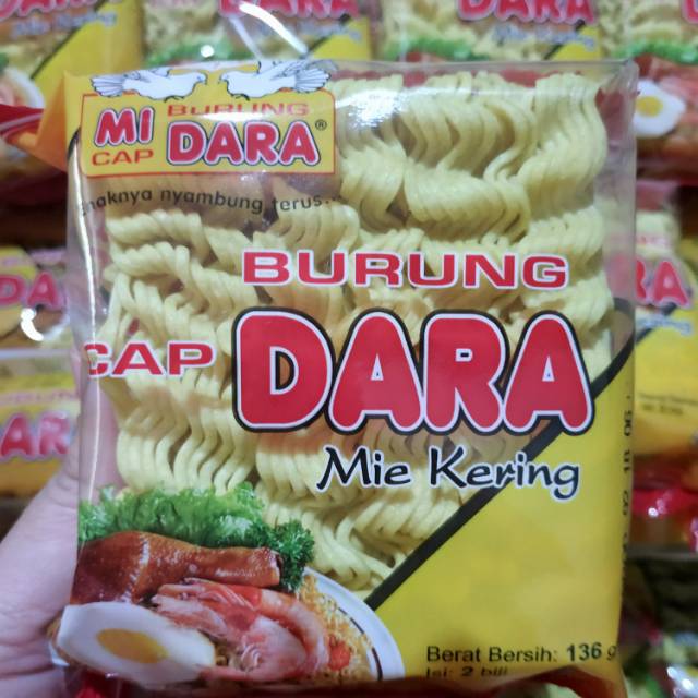 Mi BURUNG DARA isi 2 keping | mie kering