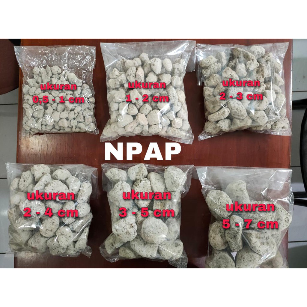 Batu Apung / Pumice Stone / Media Filter / Tanam / Jeans 1kg 1 kg