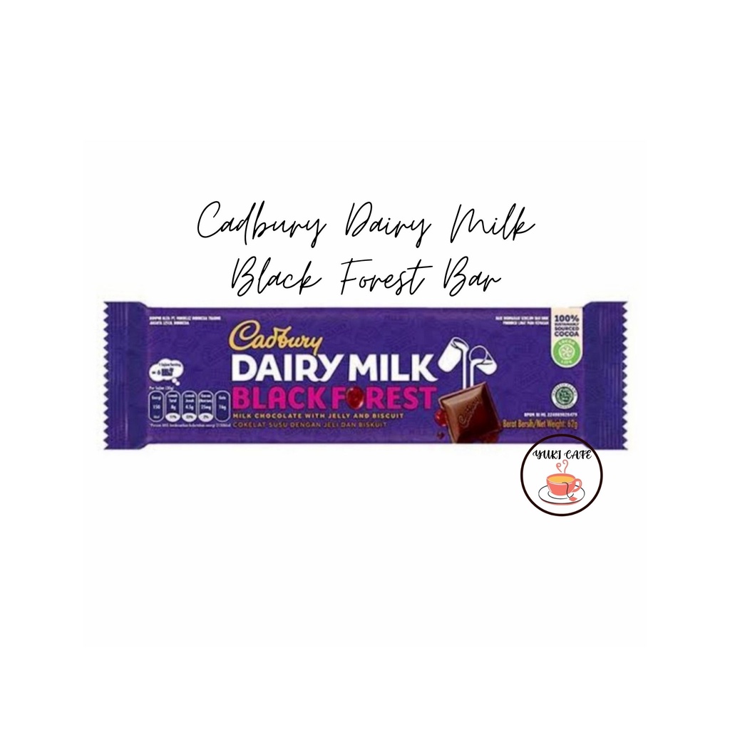 

COKELAT - CADBURY DAIRY MILK BLACK FOREST BAR