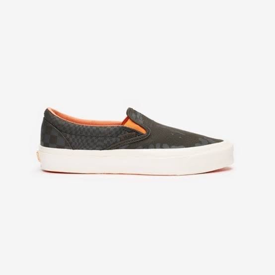 VANS x Porter Vault OG LX Slip On Forest Green Checkerboard Original