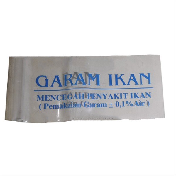 Plastik Garam Ikan Hias Krosok 100 Lembar Kantong Garem Aquarium Murah